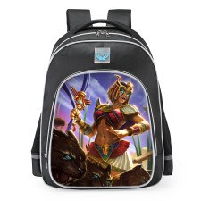 Smite Bastet Arcane Assassin Skin School Backpack