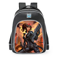 Smite Bastet Covert Ops Skin School Backpack