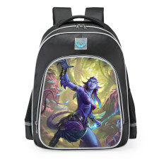 Smite Bastet Luminous Skin School Backpack