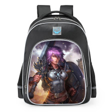 Smite Bellona Battle Maiden Skin School Backpack