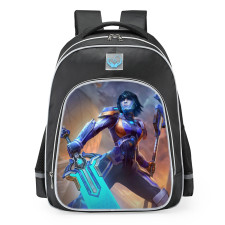 Smite Bellona Star Commander Skin School Backpack