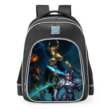 Smite Bellona Divine Dragon Skin School Backpack