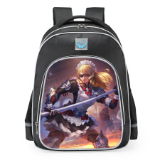 Smite Bellona Iron Maid Skin School Backpack