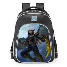 Smite Ah Muzen Cab Electric Buzz Skin School Backpack