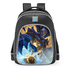 Smite Ah Muzen Cab Golden Skin School Backpack
