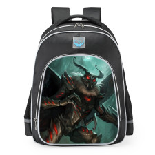Smite Ah Muzen Cab Mothman Skin School Backpack