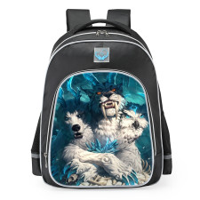 Smite Cerberus Frost Bite Skin School Backpack