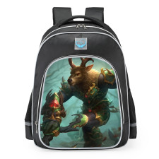 Smite Cernunnos Elken Skin School Backpack