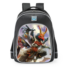 Smite Cernunnos Great Tengu Skin School Backpack
