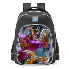 Smite Cernunnos Cursed King Skin School Backpack