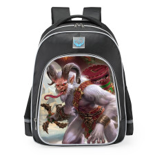 Smite Cernunnos Krampus Skin School Backpack