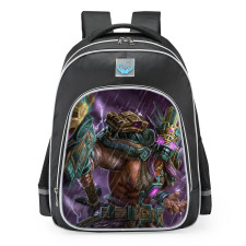 Smite Chaac Boom Chaac A Laka Skin School Backpack