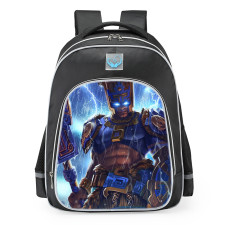 Smite Chaac Golden Skin School Backpack