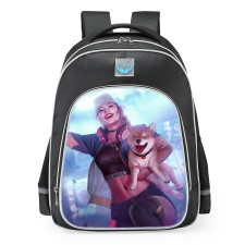 Smite Chang'e SWC Champion Skin School Backpack