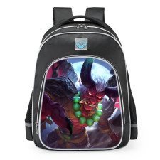 Smite Chernobog Oni Skin School Backpack