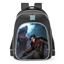 Smite Cu Chulainn Beast Within Skin School Backpack