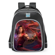 Smite Cu Chulainn Enchanted Boyfriend Skin School Backpack