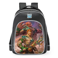 Smite Cu Chulainn Bruiser Skin School Backpack