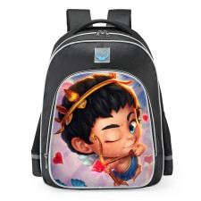 Smite Cupid Head Over Heels Skin School Backpack