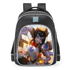 Smite Discordia DeadlyDinner Skin School Backpack