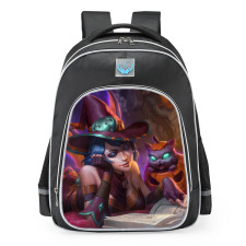 Smite Discordia Pumpkin Spice Skin School Backpack