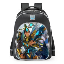 Smite Erlang Shen Golden Skin School Backpack