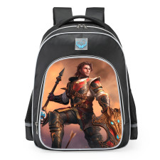 Smite Lancelot Pride Of Avalon Skin School Backpack