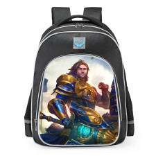 Smite Lancelot Golden Skin School Backpack