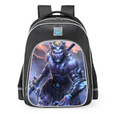 Smite Ah Puch Chilling Grasp Skin School Backpack