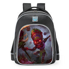 Smite Ah Puch Freaky Tiki Skin School Backpack