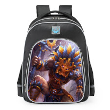 Smite Ah Puch Golden Skin School Backpack