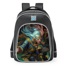 Smite Baba Yaga Golden Skin School Backpack