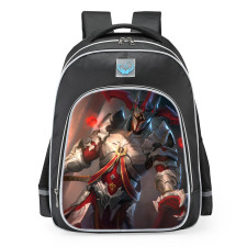 Smite King Arthur Crimson Authority Skin School Backpack