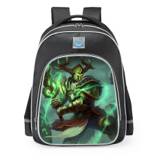 Smite King Arthur The Green Knight Skin School Backpack