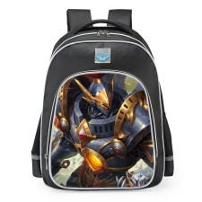 Smite King Arthur X Calibur Skin School Backpack