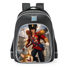 Smite Erlang Shen Queens Guard Skin School Backpack