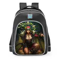 Smite Eset Scarlet Coven Skin School Backpack
