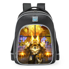 Smite Fafnir Griffindwarf Skin School Backpack
