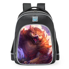 Smite Fenrir Strix Beast Skin School Backpack