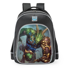 Smite Fenrir Brutal Dragon Skin School Backpack