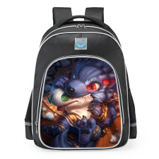 Smite Fenrir Chompy Chibi Skin School Backpack