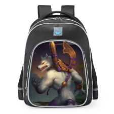 Smite Fenrir Inu Gami Skin School Backpack