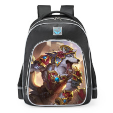 Smite Fenrir Heroic Husky Skin School Backpack
