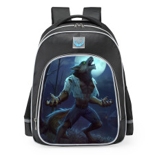 Smite Fenrir Wolf Man Skin School Backpack