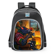 Smite Fenrir Wreck The Halls Skin School Backpack