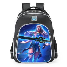 Smite Freya Lady Of The Lake Skin School Backpack
