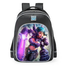 Smite Freya Pixel Buster Skin School Backpack
