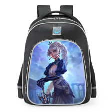 Smite Freya Weiss Schnee Skin School Backpack