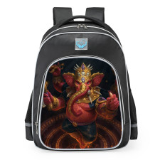 Smite Ganesha Maha Rakta Skin School Backpack