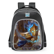 Smite Geb Sacred Grounds Skin School Backpack